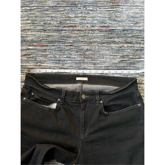 Eileen Fisher black Stretch Jeans Denim Womens size 12 - Picture 7 of 8